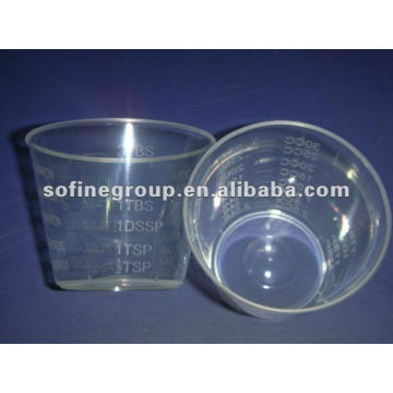 LAB mit Einweg-Plastikmedizin Cup 30ml